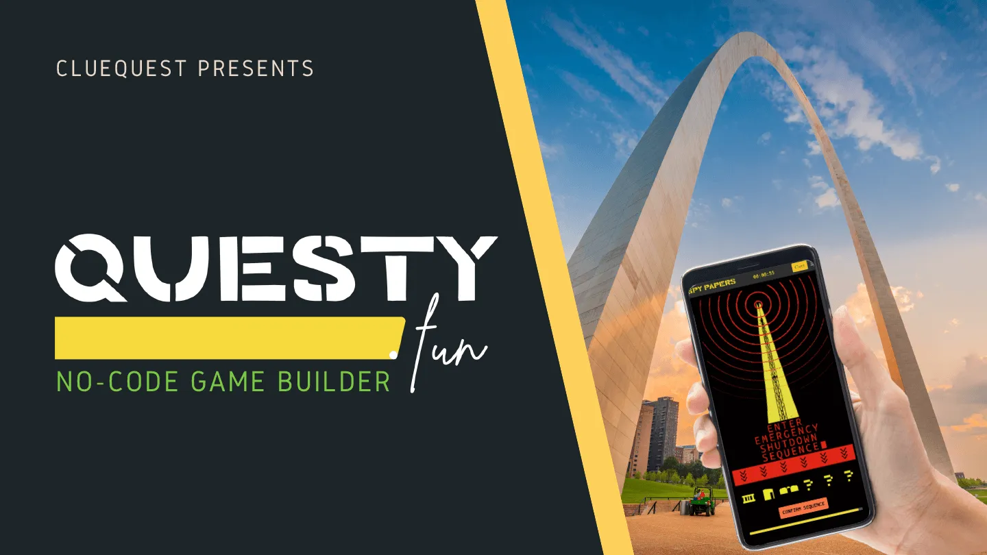 clueQuest presents Questy.fun - no-code game builder